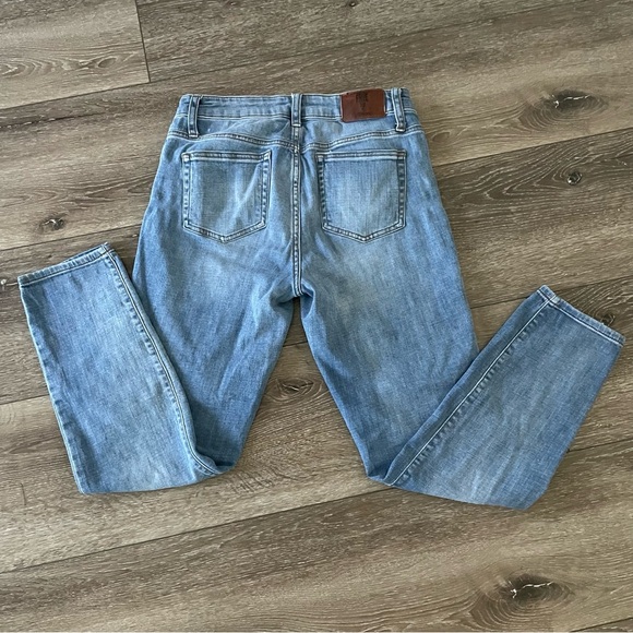 Frye Mid Rise Cropped Skinny Jeans Medium Wash Size 6 - Picture 7 of 10